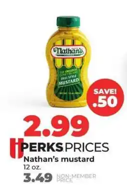 Hy-Vee Nathan's mustard offer