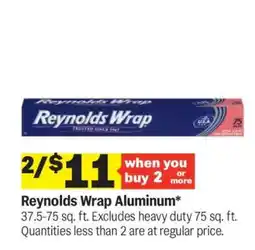 Meijer Reynolds Wrap Aluminum offer