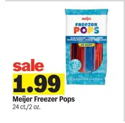 Meijer Meijer Freezer Pops offer