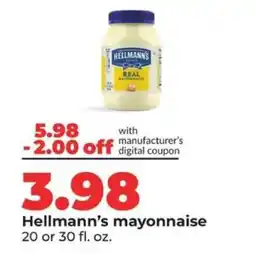 Hy-Vee Hellmann's Mayonnaise offer