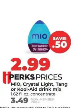 Hy-Vee MiO, Crystal Light, Tang or Kool-Aid drink mix offer