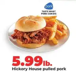 Hy-Vee Hickory House pulled pork offer
