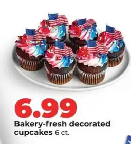 Hy-Vee Bakery fresh decorated cupcakes offer