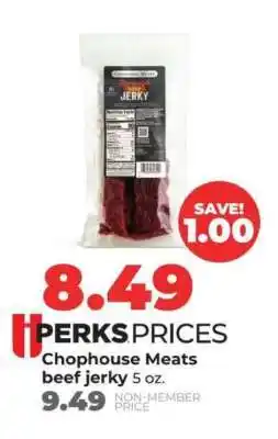Hy-Vee Chophouse Meats beef jerky offer