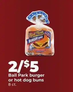 Hy-Vee Ball Park burger or hot dog buns offer