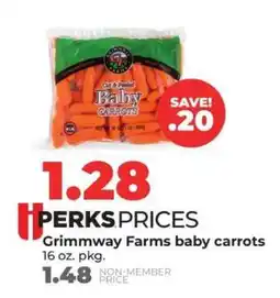 Hy-Vee Grimmway Farms baby carrots offer