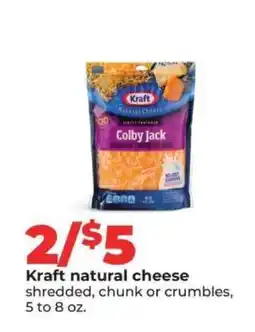 Hy-Vee Kraft Natural Cheese offer