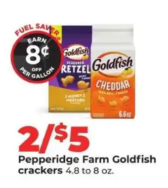 Hy-Vee Pepperidge Farm Goldfish Crackers offer