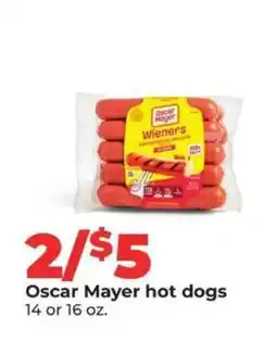 Hy-Vee Oscar Mayer Hot Dogs offer