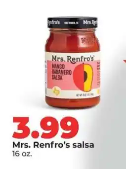 Hy-Vee Mrs. Renfro's salsa offer