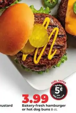 Hy-Vee Bakery-fresh hamburger or hot dog buns offer