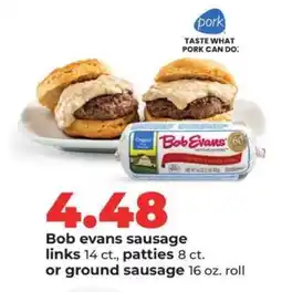 Hy-Vee Bob Evans sausage offer