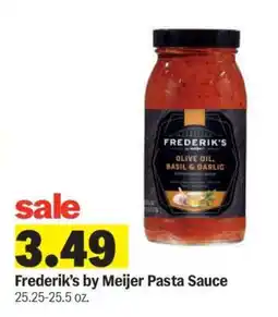 Meijer Frederik's by Meijer Pasta Sauce offer