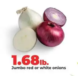 Hy-Vee Jumbo red or white onions offer