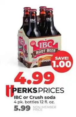 Hy-Vee IBC or Crush soda offer