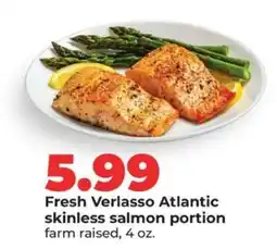 Hy-Vee Fresh Verlasso Atlantic skinless salmon portion offer