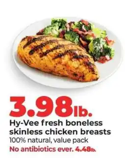 Hy-Vee Hy-Vee fresh boneless skinless chicken breasts offer