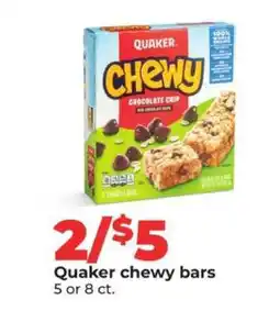Hy-Vee Quaker Chewy Bars offer