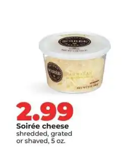 Hy-Vee Soirée cheese offer
