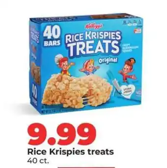 Hy-Vee Rice Krispies Treats offer