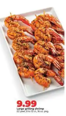 Hy-Vee Large grilling shrimp offer
