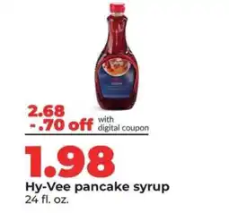 Hy-Vee Hy-Vee pancake syrup offer