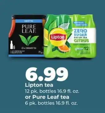 Hy-Vee Lipton tea or Pure Leaf tea offer