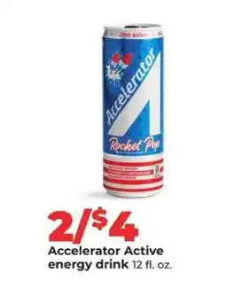 Hy-Vee Accelerator Active energy drink offer