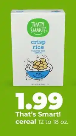 Hy-Vee That's Smart! cereal offer