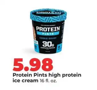 Hy-Vee Protein Pints high protein ice cream offer