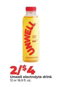 Hy-Vee Unwell electrolyte drink offer