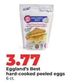 Hy-Vee Eggland's Best Hard-Cooked Peeled Eggs offer
