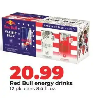 Hy-Vee Red Bull Energy Drinks offer
