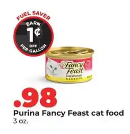 Hy-Vee Purina Fancy Feast cat food offer