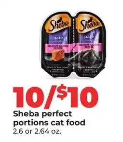 Hy-Vee Sheba Perfect Portions Cat Food offer