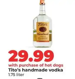 Hy-Vee Tito's Handmade Vodka offer