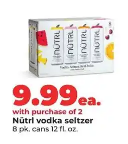 Hy-Vee NÜTRL vodka seltzer offer