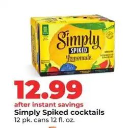 Hy-Vee Simply Spiked cocktails offer