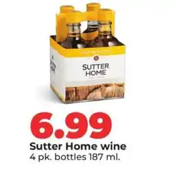 Hy-Vee Sutter Home Wine offer