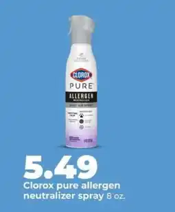 Hy-Vee Clorox Pure Allergen Neutralizer Spray offer