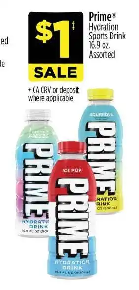 Dollar General Prime Hydration sports drink offer