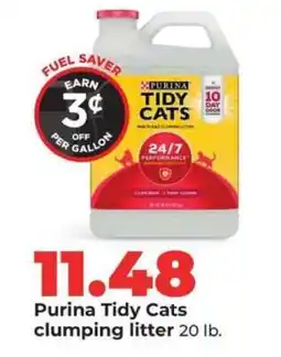 Hy-Vee PURINA Tidy Cats Clumping Litter offer