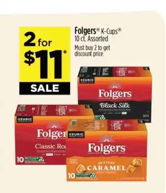 Dollar General Folgers K-Cups offer