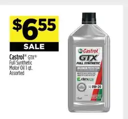 Dollar General Castrol GTX Full Synthetic Motor Oil 1 qt offer