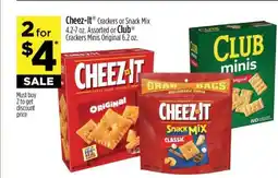 Dollar General Cheez-It Crackers or Snack Mix offer