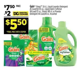 Dollar General Gain Flings offer