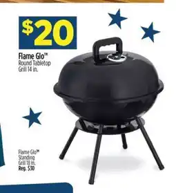 Dollar General Flame Glo Round Tabletop Grill 14 in offer