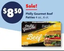 Family Dollar Philly Gourmet Beef Patties offer