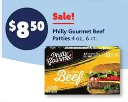 Family Dollar Philly Gourmet Beef Patties offer