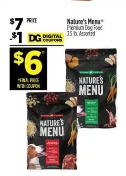 Dollar General Nature’s Menu offer